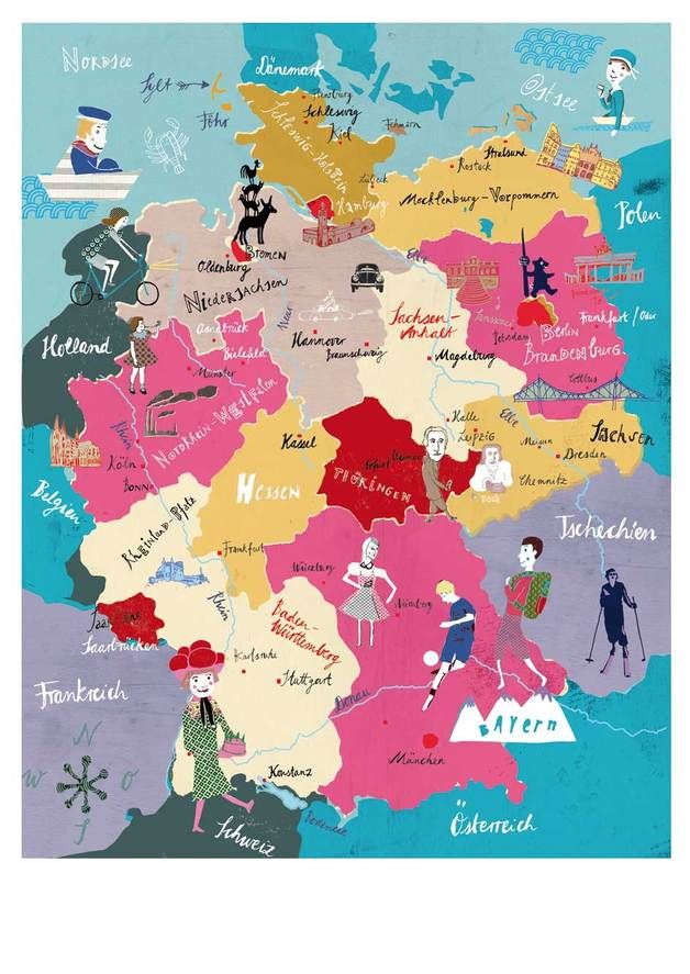 deutschland landkarte fuer kinder